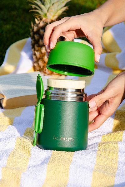 Le murano Bon Appétit Food Thermos - Sage 500 ml