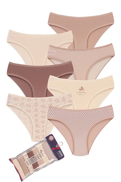 Dominant Women's Cotton Panties 7-Piece Panties