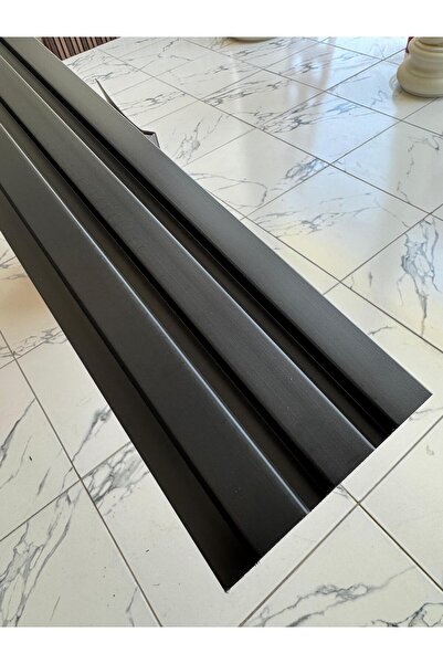 dekor marketim Pvc Polimer Black Duvar Lambiri Ofis Tv Arkası Koridor Dekorat...