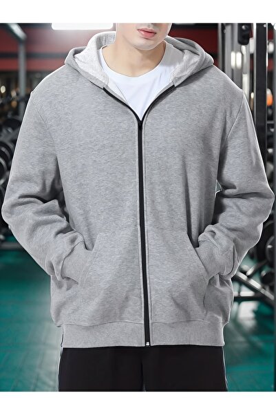 Lider Leather Zipper Hooded Jacket 2 Thread Raster Cotton Blend Casual Fit wi...