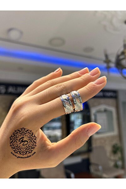 gümüşe dair 925 Ayar Gümüş Klasik Erkek Alyans