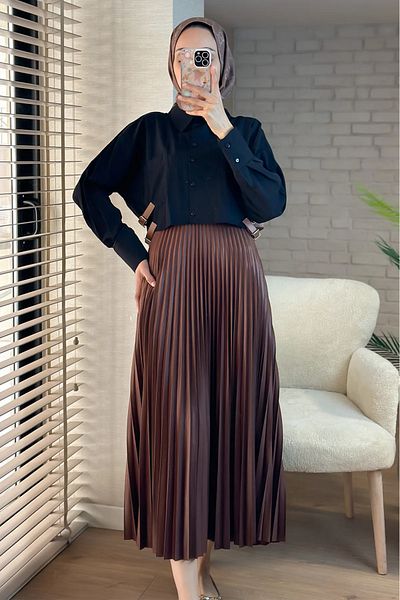 comstar Women's 3 Pack Basic Pleated Loose Summer Long Skirt