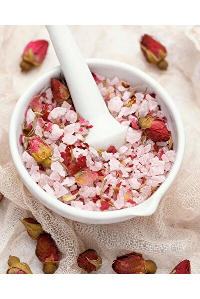 Organic Kiler Natural Rose Flavored Bath Salt 500Gr |   Foot Care Salt |   Relaxing & Renewing