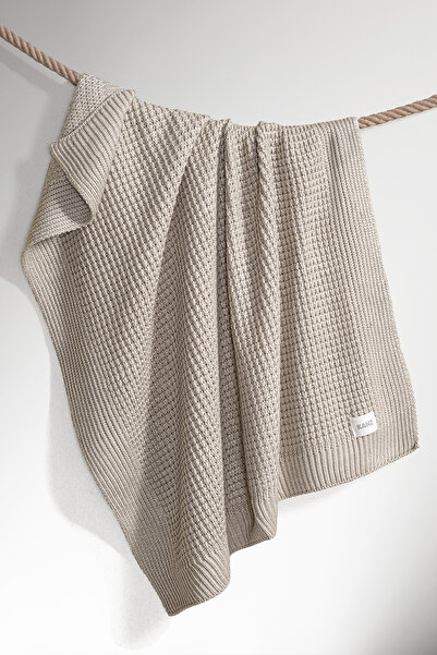 Kanz Knitwear Baby Blanket 90X110 cm - Stone