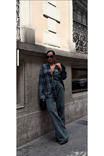 Joana Γυναικείο κόκκινο καρό πουκάμισο