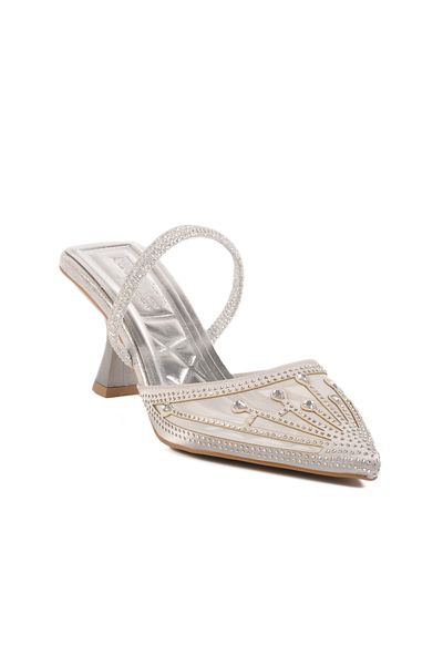 AYK'S Silver Stone Women's Evening Dress Shoes Florin T-100 Z