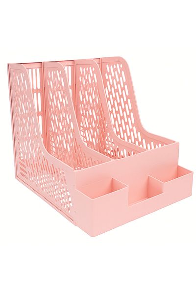ALPA STORE 3 Compartment Modular Design Organizer Pen Holder Magazine Holder Folder Archive Box Disassembled