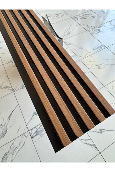 dekor marketim 12x145 Pvc Polimer 5 Fugalı Angire Duvar Lambiri Ofis Tv Arkas...