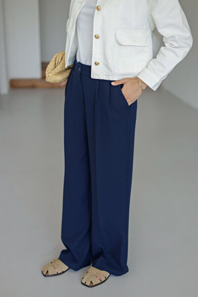 MOONSC YÜKSEK BEL PALAZZO PANTOLON