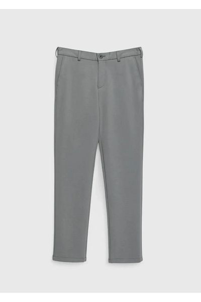 Ramsey Anthracite Plain Knitted Jogging Fit Casual Trousers