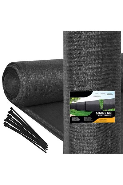 SERSIMO Shade and privacy net for fence, 1.5m width, 25m length, 185g density, gray
