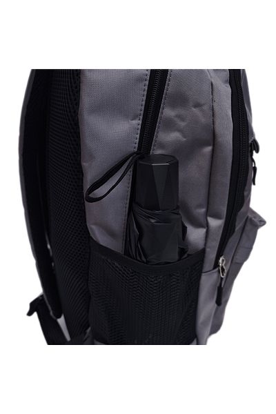 B4U School bag backpack for boys 2 compartments dark gray high school 2512