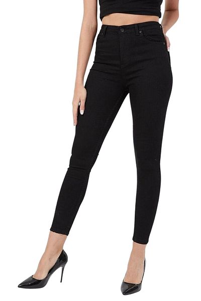 byhaziran butik Women's Lycra High Waist Skinny Jeans