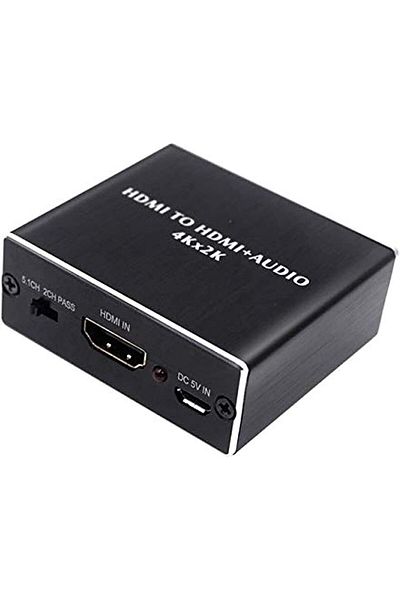 Generic HDMI Audio Extractor HDMI to HDMI Optical TOSLINK SPDIF + 3.5mm Stereo Extractor Converter HDMI Audi