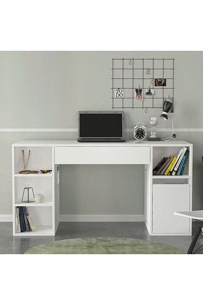 UnicUtil Birou, Dynamic Work, UnicUtil, 145.3 x 59.6 x 74.4 cm, Alb, UUDESK06