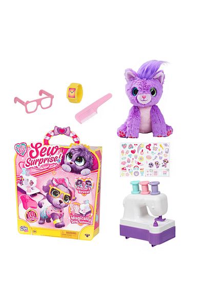 NECO TOYS مجموعة لعب Scruff A Luvs Fashion - أرجواني