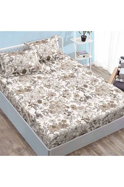 Ralex Set bed cover Finet Elegance + 2 pillowcases for mattress 180 x 200 cm, floral print, HE 19