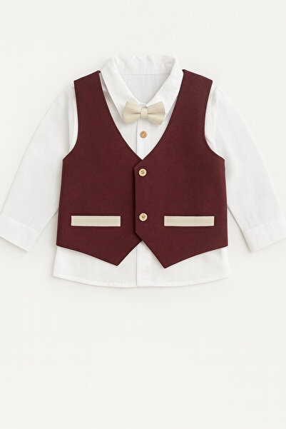 tinytrends Erkek Çocuk Colored Yelekli Takım Elbise