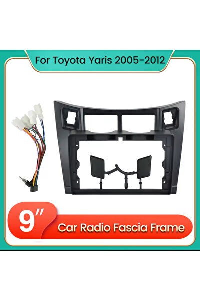 ALCARS TOYOTA YARİS 2005-2012 9 İNC MULTİMEDYA ÇERÇEVESİ