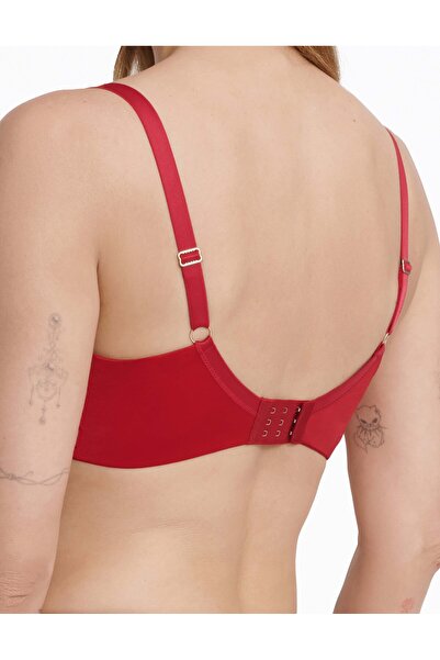 ESOTIQ Lightly Padded Bra Underwired with Floral Lace & Decorative Crystals Elegant | Isabelle