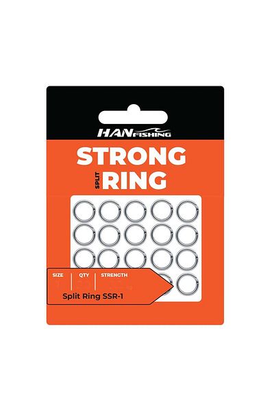 Hanfish Strong Split Ring 20 Pieces No:4