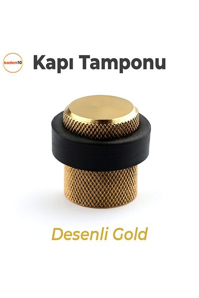 Badem10 Door Stopper Buffer Gold Golden Screw Metal Handle Holder Six Handle Window Stop Wedge Sliding