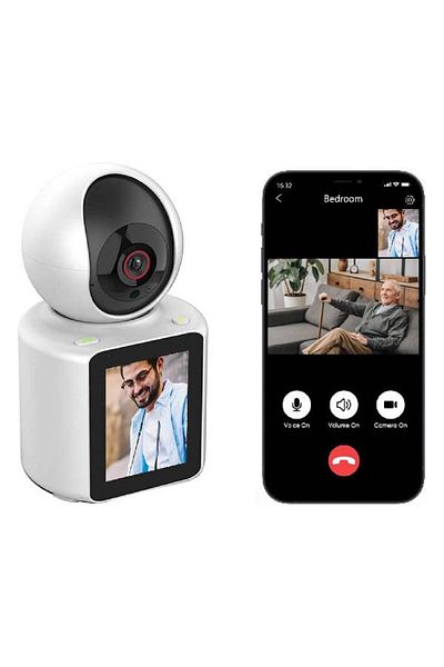 TERRION Two-Way Pet Camera – 1080P Video Call, 2.8" HD Screen, App Control for Dog/Baby/Nanny Home Security