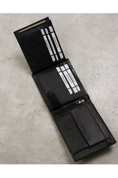 Always Wild Men's wallet made of genuine leather Always Wild N992-P-SCR-7902