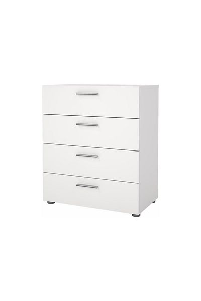 Woodies Pepe Chest 4 Drawers Bn34316, White 7007149 I