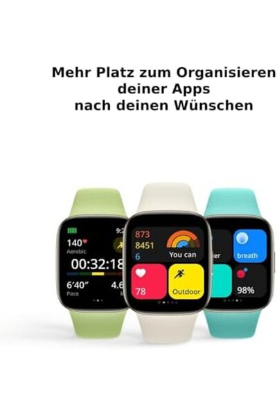 Xiaomi Redmi Smart Watch 3 Black - AMOLED Screen 1.75 inch, Water Resistant 5 ATM, 12-Day Battery Li