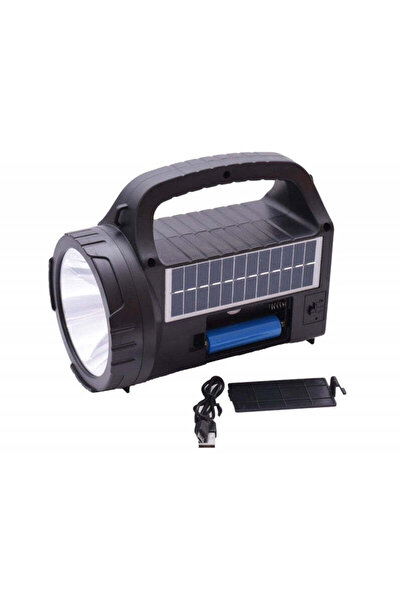 VTM BL-12SL Flashlight with Radio + Solar Panel