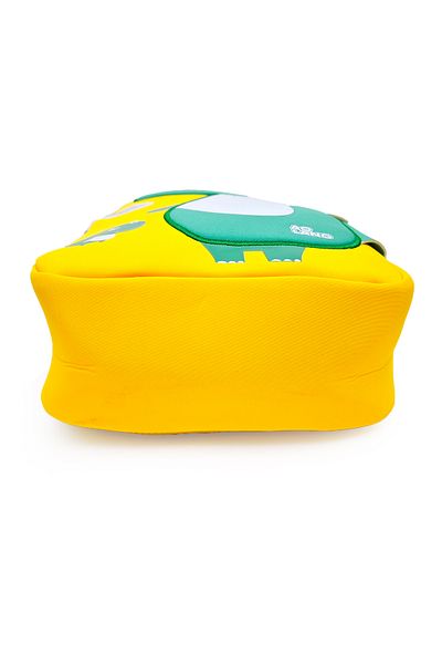 B4U Yellow preschool backpack 1 compartment Dinosaur 6031L