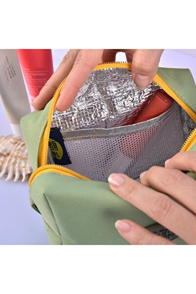 Leaf Carry Çok Amaçlı Termos Çanta Makyaj Malzemesi, İlaç, Bebek Maması ve Ye...