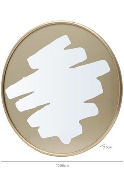 Vanity Living Round Wall Mirror - Luxury Vanity Mirror with Gold Frame | Modern Decorative Wall Mirr