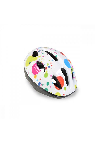 byox Children's safety helmet Y03 Dots size 48-54 cm, with 8 ventilation holes, regulator