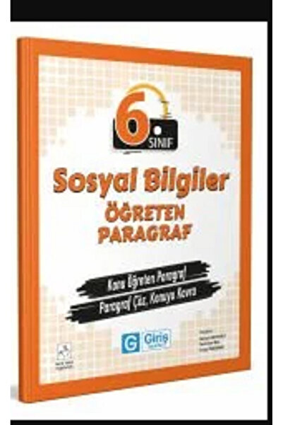 Giriş Yayınları GİRİŞ 6. SINIF ÖĞRETEN SOSYAL BİLGİLER PARAGRAF
