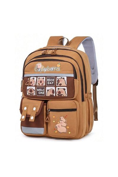 xpress sales Ghiozdan Scolar Capybara XPRESS SALES® + 6 ani, impermeabil, premium