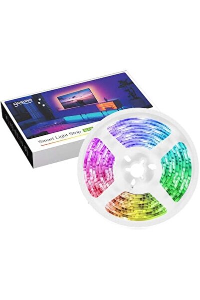 Gosund Kit inteligent Bandă LED, RGB, 2,8 m, compatibil cu Alexa+Google Assis...