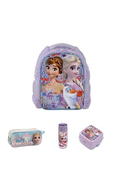 Frozen ANAOKUL ЧАНТА СЕТ Природата е магична 4 Lü Set