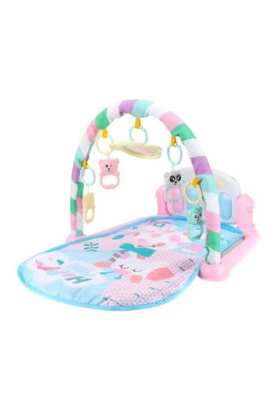 rexa سجادة لعب مع لوحة مفاتيح بيانو - صالة ألعاب رياضية للأنشطة الموسيقية الن...