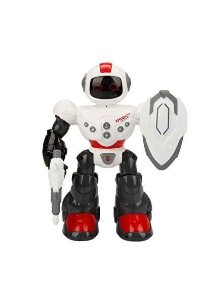 NEWBRENDHOME ألعاب تعليمية تفاعلية روبوت محارب يمشي مع الموسيقى والأضواء 29 س...