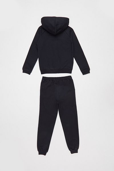 Fulla Moda Hooded Zippered Unisex Kids Tracksuit Set