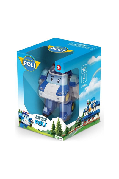 Gülce Design Kız Çocuk Oyuncak Erkek Çocuk Oyuncak Robocar Poli Transforming Robot Figür - POLI/MRT-0650 Eğitici