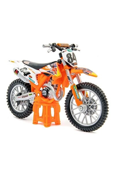 SPOR35 Çocuk Bebek Oyuncakları Bburago 1:18 KTM 450 Model Motor Kız Erkek Çocuk Oyuncak Eğitici Oyuncaklar