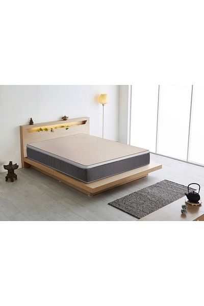 Green Future Copper Dual Comfort Memory mattress topper 7 zones, 120x190 cm, H 6 cm