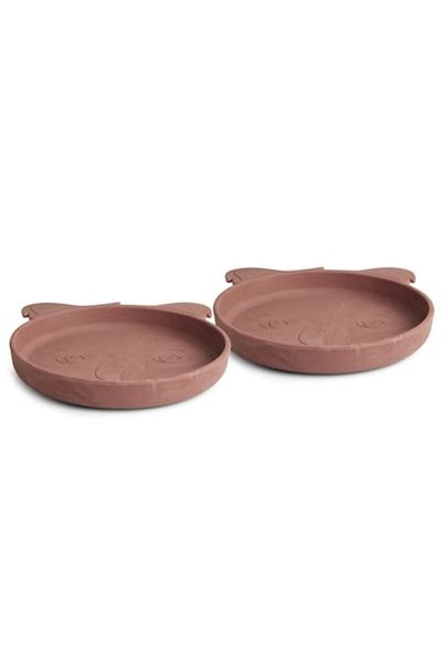 Nuuroo Set 2 plates for babies, NUUROO, Red