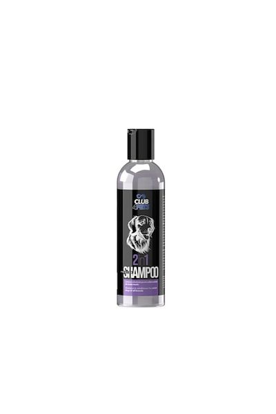 CLUB4PETS Șampon și balsam premium 2 în 1 pentru câini adulți CLUB4PETS, periaj ușor, 250 ml