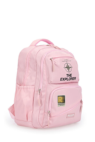 Pierre Cardin 18117 Unisex Backpack School Bag Pink