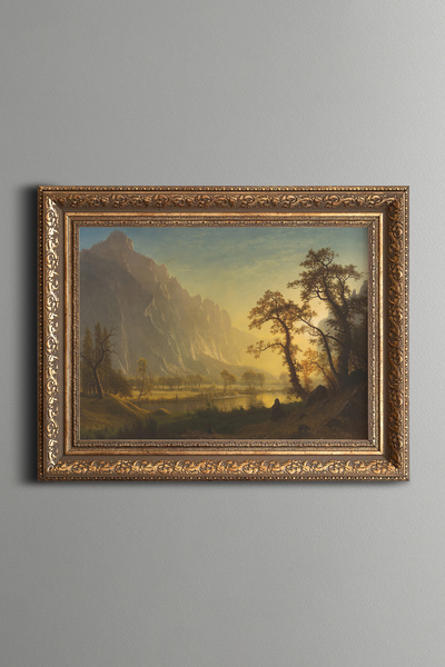 epiqart Gündoğumu - Vintage Desenli Çerçeve