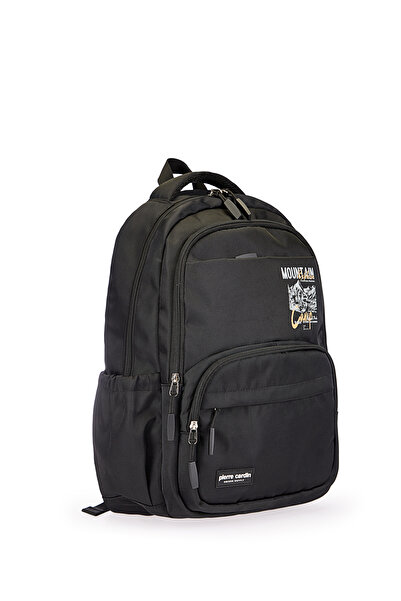 Pierre Cardin 1801311 Okul çantası Suya Dayanıklı Çok bölmeli SİYAH